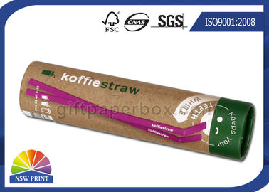 Handmade 1.5mm Kraft Cardboard paper tubes packaging Pantone Color Eco - Friendly