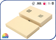 Electronics Packaging Paper Gift Box Recyclable Brown Color EVA Tray Precision Parts