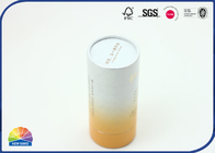 Cosmetic Paper Tube Packaging With Flocking EVA Foam Round Gift Box