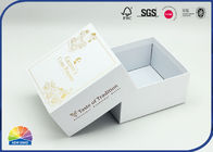 Cardboard Paper Present Box With Cutomize Hot Gold Stamping Lid