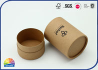 1c UV Print Cylinder Kraft Paper Cardboard Tube Boxes Smooth Cut