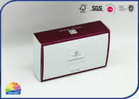 382g Silver Paper Box Custom Folding Carton Packaging For Cosmetics