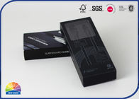 Drawer Folding Sliding Paper Box USB Cable Packaging With Plastic Tray