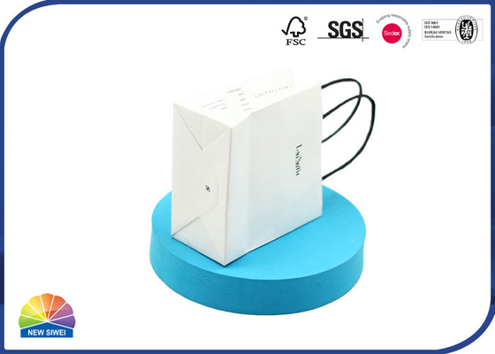 Customized White Kraft Paper Bags For Retailer Candy Food Grade Paper Packaging