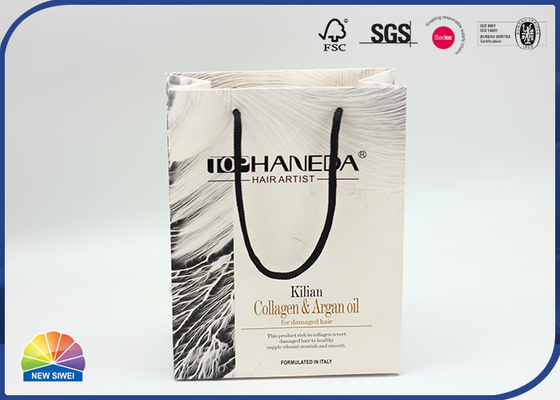 250gsm Customized Logo Coated Paper Gift Shopping Bags Matt Lamination