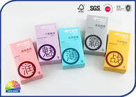 Brand printed condom packaging box retail packaging with your brands FSC SGS Sedex approval