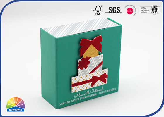 Het Dekselvakje van het Verjaardagsgeschenkpakket Magnetische 3D het Document van de Cakekaart Druk