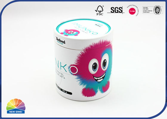 Glanzende het Vernissen Document Verpakkende Buis Aangepaste Witte het Kartonkern van de Voedselrang