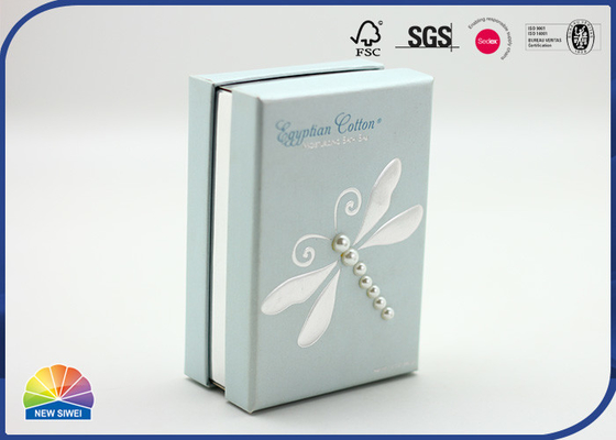 Reliëf en zilver hot stamping sieraden verpakking geschenkdoos