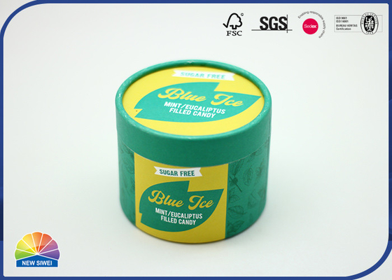 Aangepaste 157 gsm gecoate papieren kartonnen rolbuis met logo