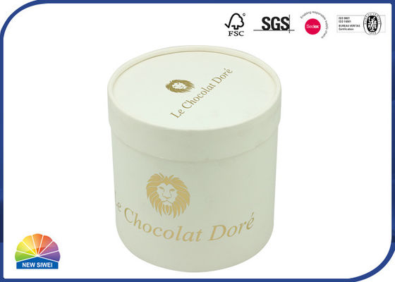 Cilinder Gouden het Stempelen het Document van het Chocoladekarton Buis