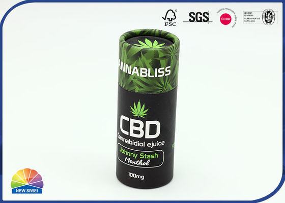 CBD Ejuice die Cannabidiol Matte Round Packaging Tubes verpakken