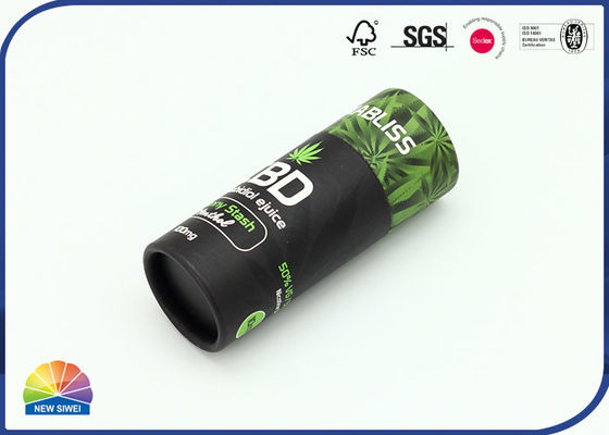 Matte Lamination Kraft Paper Tube-Verpakking voor Cannabidiol