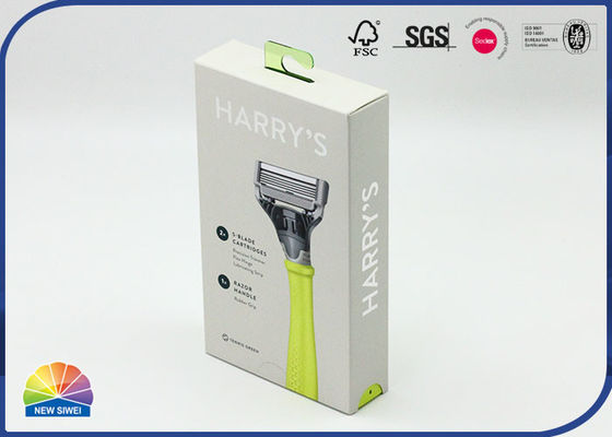 Mat Laminaat Razor Pakket Lade Papier Doos Met Plastic Haak