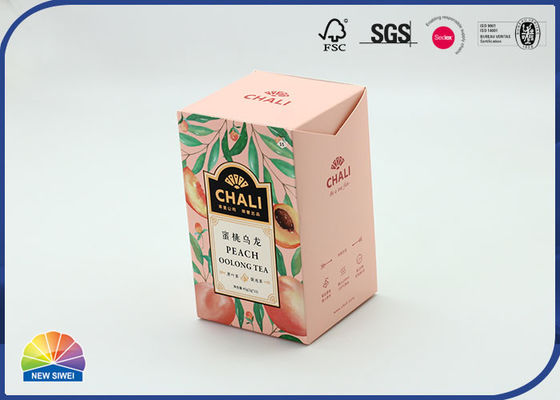de Glijdende Gift die van 350gsm C1S Doos voor Oolong-Thee Verpakking vouwen