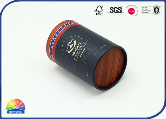 Matte Imitation Wood Grain Paper-Voedselbuis die 4c-Druk verpakken