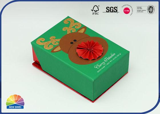 Het schitteren 4c Druk Scharnierend Hoogste Flip Cardboard Box Candle Boxes