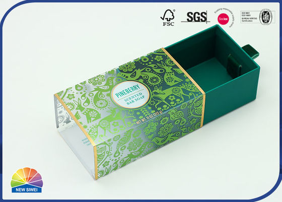Zeeppakket Lint Pull Slide Lade Paper Box Gerecycled materiaal
