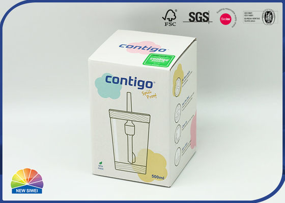 Golf Verpakkende de Doosomslag Straw Cup van Matte Lamination F Fluit
