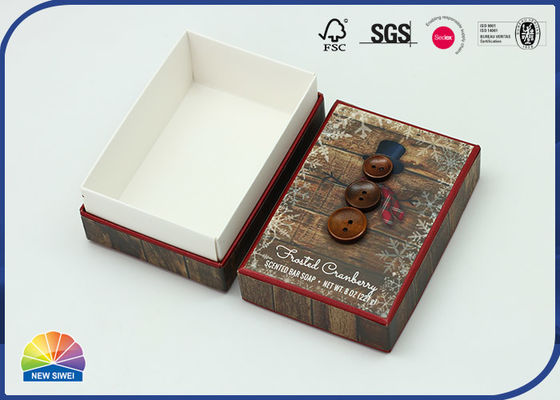 Opnieuw te gebruiken Matte Print Rigid Gift Shoulder-Doos voor Zeep Verpakking