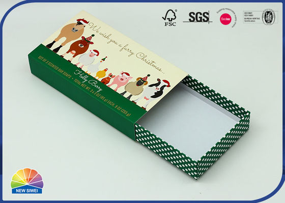 Biologisch afbreekbare 1200 g/m² CCNB-zeeppakket Papieren doos Matte laminering