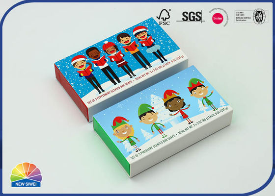 Snoepjesverpakking 182gsm zilveren schuifpapierdoos Gerecycled materiaal