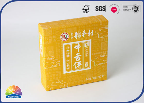 Cakeskoekjes die Kartondoos Matte Laminated Biodegradable vouwen