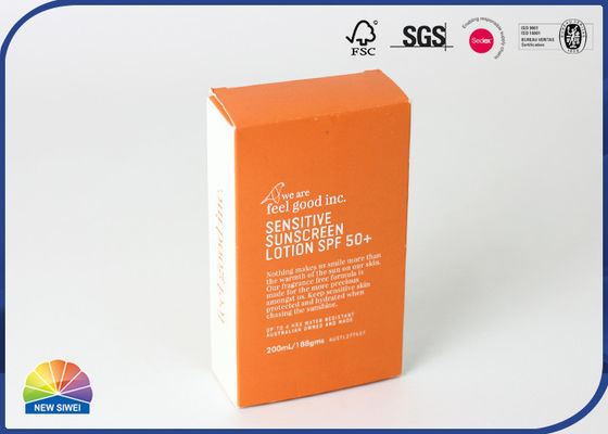 CMYK-bedrukte geassembleerde opvouwbare papieren dozen Shampoo Cream-verpakkingen