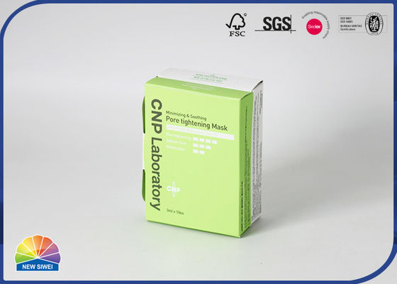 Skincare Vastgesteld Samengevoegd Document die Vakje Matte Lamination vouwen