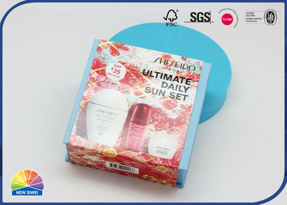 Magnetische de Giftdoos van het Klepdeksel met Gedrukt Koker Kosmetisch Vastgesteld Pakket